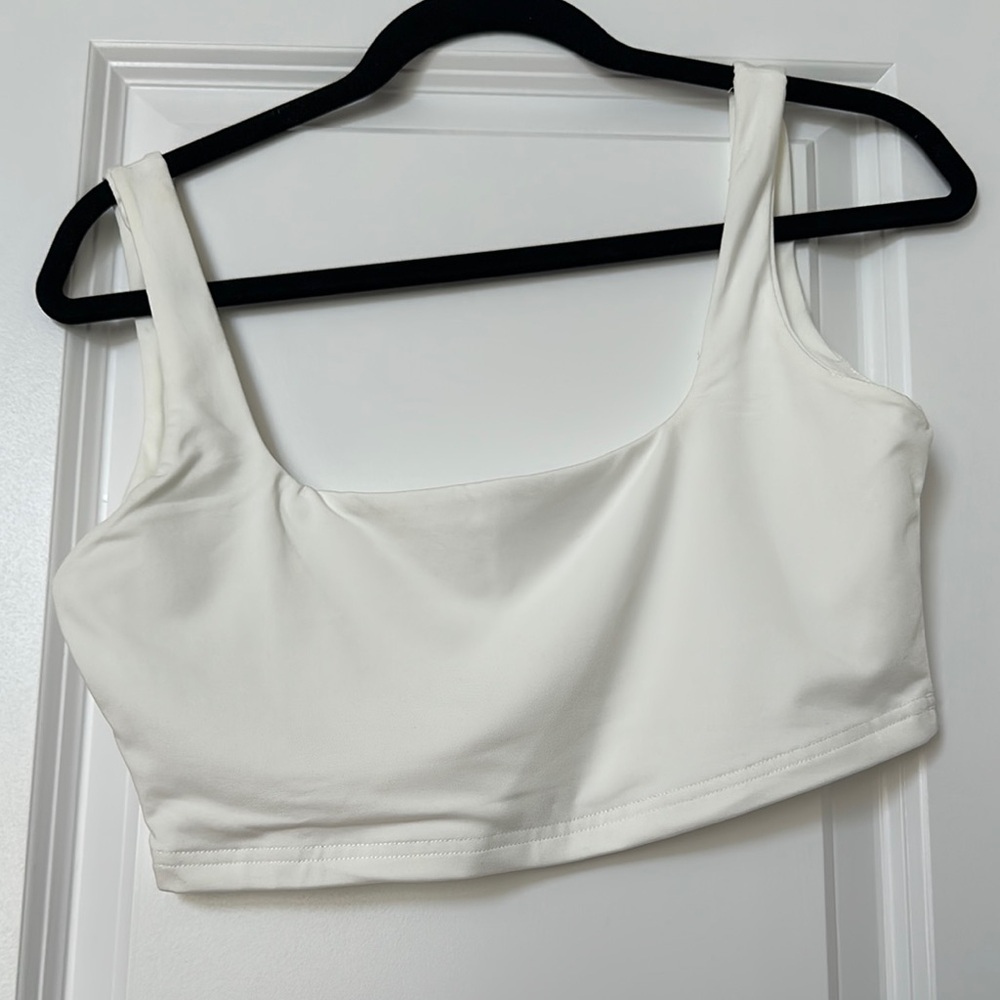 SHEIN cropped white top in size Large